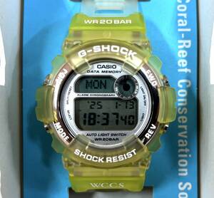 【未使用品】☆CASIO☆カシオ☆G-SHOCK☆1998年WCCS限定モデル☆イエロースケルトン☆DW-9600WC-9T☆