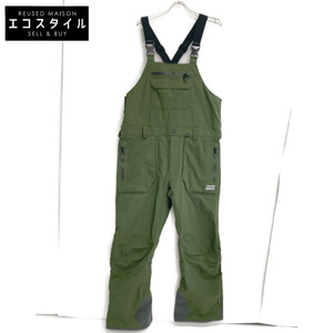 VOLCOM ボルコム グリーン G1351902 RAIN GORE-TEX Bib Overall ビブパンツ グリーン XL ボトムス ナイロン メンズ 中古