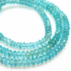 ＊K18天然アパタイトネックレス＊m 約10.8g 約42.0cm apatite necklace accessory jewelry DC3/DE0