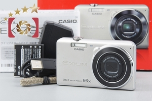 【中古】CASIO カシオ EXILIM EX-ZS35 シルバー コンパクトデジタルカメラ 元箱付き