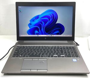 NT: HP ZBook 15 G6　Core i7-9850H /メモリ：48GB/SSD:512GB/Quadro T2000/無線/ノートパソコン＆Windows11