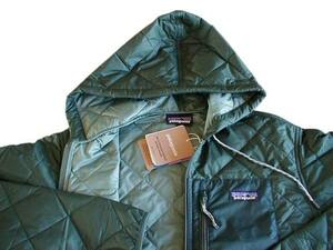 ■未使用■【新品M】パタゴニア M’s ダイアモンド・キルテッド・ボマー・フーディ ■ patagonia Pinyon Green (PIGN) ■