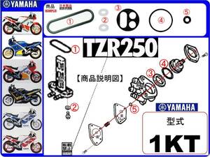 TZR250　型式1KT　1985年～1988年モデル【フューエルライン-レストアKIT-1】-【新品-1set】フューエルコック修理　燃料コック修理