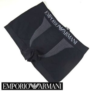 新品 エンポリオアルマーニ ロゴ ボクサーパンツ 下着 ボクサーブリーフ S/M 黒 EMPORIO ARMANI メンズ 男性 紳士 正規品