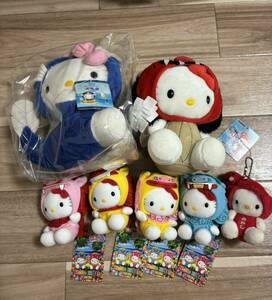 ハローキティ hellokitty キティ　サンリオ　ご当地　秋田限定　明石限定　沖縄限定　浜名湖限定　ぬいぐるみ　マスコット　キーホルダー　