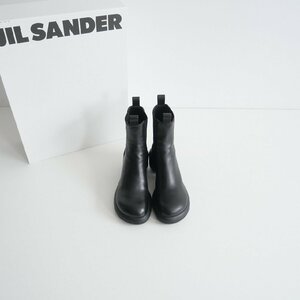 JIL SANDER ジルサンダー / ブロックヒールアンクルブーツ 38 / J15WU0022 / 2310-1327