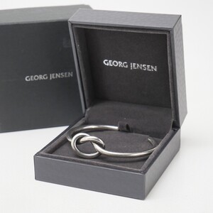 MH0939■ジョージ ジェンセン/GEORG JENSEN*シルバー*925S*44B*バングル*ブレスレット*アクセサリー