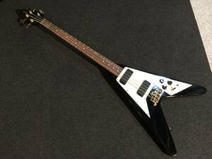 No.041724 Epiphone Flying-V Bass BLK EX- -