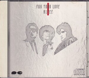 CD THE ALFEE FOR YOUR LOVE アルフィー