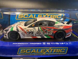 新品未使用 SCALEXTRIC slot car 1/32 MASERATI TROFEO 2012 No.99スケーレックストリック スロットカー マセラッティ トロフェオ