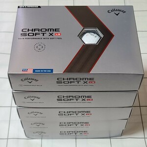 キャロウェイ CHROME SOFT X LS ホワイト 2022年モデル 5ダース