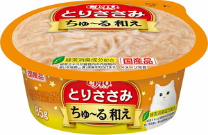 いなばペットフード CIAO ちゅ～る和えカップ とりささみ 85g 猫用フード