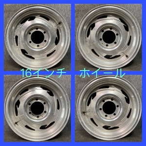 ★激安！売り切り ホイール 16インチ ★16×8J ET +14? PCD139.7? ★6H★中古 4本★