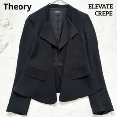 美品　セオリー ELEVATE CREPE ペプラムジャケット 変形デザイン２