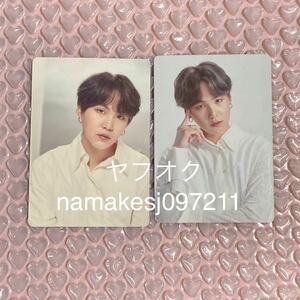 美品！2枚セット ① ⑦【ユンギ SUGA】BTS★MAP OF THE SOUL TOUR [MOS TOUR]★ミニフォト カード/MINI PHOTO CARD★トレカ 公式 BE