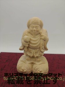 七福神 大黒天 仏教工芸品　総桧材　精密彫刻　極上品　木彫仏教　仏師で仕上げ品