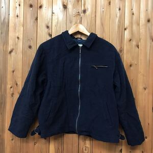 90s Eddie Bauer◇エディーバウアー◆ジャケット＊アウター アウトドア ストリート 中綿 防寒ネイビー USA古着 ビンテージ レディース M