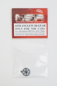 新品 NSR 1/32 ANGLEW 28t Gear only for NSR CARS アングルワインダー ギア 6528 スロットカー