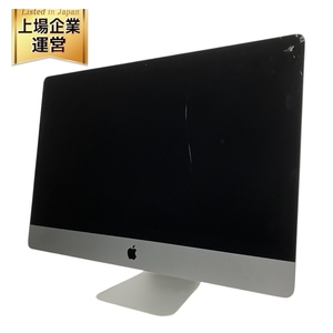 Apple iMac Retina 5K 27インチ 2017 一体型パソコン i5-7500 8GB SSD 28GB HDD 1TB Monterey ジャンク M9448427