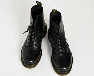 Dr.Martens ドクターマーチン1460 エイトホールブーツ UK8 約27cm ブラック イエロー