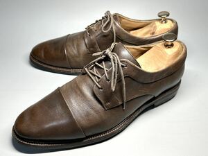 【即決】COLE HAAN コールハーン メンズ 28cm程度 10 茶色 ブラウン ストレートチップ 革靴 本革 レザー 靴 くつ ビジネスシューズ