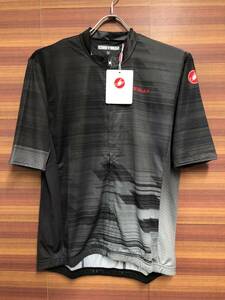 HX122 カステリ CASTELLI 半袖 サイクルジャージ 黒 XL 未使用