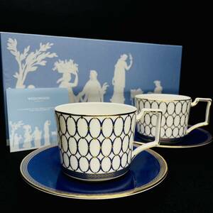 【美品】ウェッジウッド　ルネッサンスゴールド　カップ&ソーサー　2客セット　WEDGWOOD RENAISSANCE GOLD