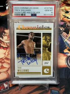 PSA10 2023 Panini Chronicles WWE TRICK WILLIAMS 直筆サイン カード Holo Silver 25枚限定 