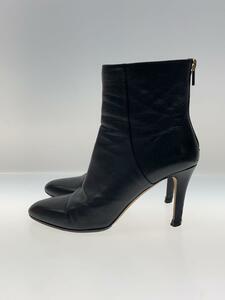 JIMMY CHOO◆ショートブーツ/36.5/BLK/レザー/247BROCK