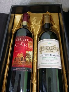 未開栓 CHATEAU de la GARDE 1995 他 ワイン 果実酒 2本