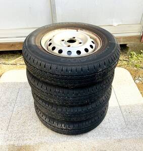 【ばり山】Hankook RADIAL RA08 145R12 6PR LT×4本