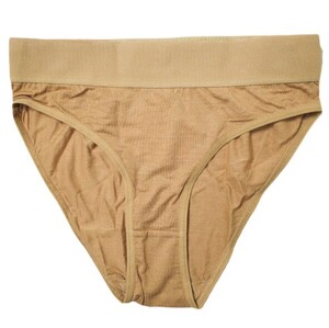 新品 BASERANGE ベースレンジ ポルトガル製 ELASTIC BELL PANTS エラスティック ベルパンツ XS BEIGE バンブー インナー ボトムス g12550