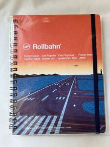 ◆ DELFONICS 【Rollbahn】 ロルバーン ポケット付きメモL 成田空港限定品 ランウエイ 600263 972　◆