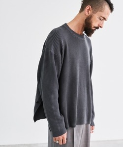 「LIDNM」 長袖ニット MEDIUM グレー メンズ