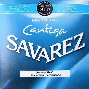 サバレス 弦 SAVAREZ 510CJ NEW CRISTAL Cantiga HIGH TENSION SET クラシックギター弦 ニュークリスタル カンティーガ