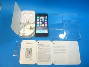 Apple iPod touch 第6世代 128GB スペースグレイ バッテリー新品 備品付き MKWU2J/A -Tag 06b24