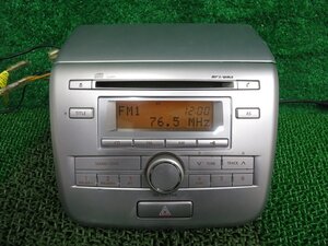 『psi』スズキ MH23S ワゴンR / マツダ MJ23S AZワゴン クラリオン PS-3075J-B 純正 CDオーディオ 難有品 アッパーパネル付き