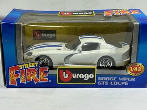 ブラーゴ １／４３ 4120 ダッジバイパー GTS クーペ ホワイト　DODGE VIPER