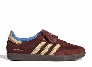 Wales Bonner adidas Samba Nylon Low "Fox Brown/Sandy Beige/Lucky Blue" 32cm IE0579