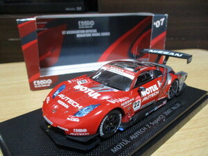 エブロ　　1/43　「　モチュール　オーテックZ　」　#22　シルバー/レッド　　2007ｙ　スーパーGT500　　・送料 400円（レターパック発送）