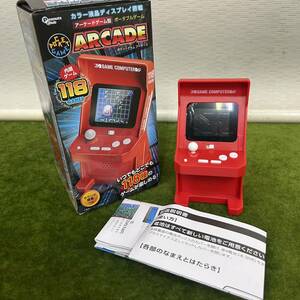 ★☆動作確認済み/ポケットゲーム ARCADE/アーケード ポータブルゲーム/カラー液晶/内蔵ゲーム118タイトル