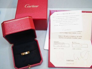 Cartier カルティエ K18 スリーカラー リング #65　