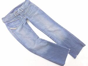 DIESEL ディーゼル カットオフ デニムパンツ size26/青 ■■ ☆ eba1 レディース