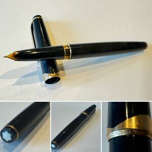 ☆MONTBLANC モンブラン☆MEISTERSTUCK マイスターシュテュック NO.14☆万年筆 文房具 筆記用具 ブラック×ゴールド☆レトロ☆