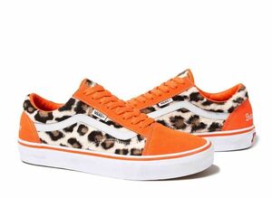 Supreme Vans Leopard Old Skool "Orange" 28.5cm SUP-VANS-23FW-OS-OR