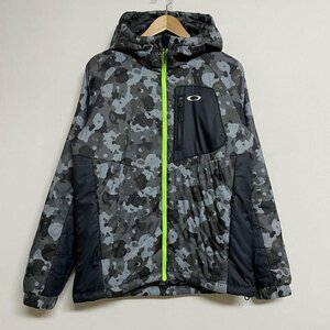 オークリー OAKLEY Enhance Insulation Jacket 9.7 カモフラージュ フルジップ中綿ジャケット 412823 M 黒 / ブラック