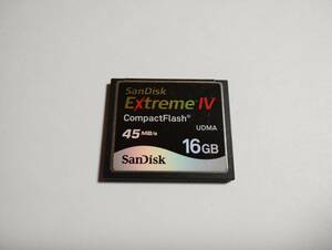 16GB　SanDisk　Extreme4　CFカード　フォーマット済み　コンパクトフラッシュ　メモリーカード