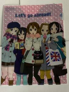 けいおん! クリアファイル ＋ トラベル手帳　アニメディア 2011年12月号　付録のみ ●送料160円～は2311　5