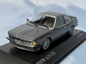 ミニチャンプス製 BMW 635 CSi (E24) 1982年 グレーメタリック　　　1/43