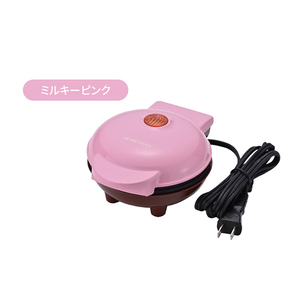 【値下げ】 パンケーキメーカー ミルキーピンク プチサイズ 電気 家電 レシピ付 フッ素樹脂塗装 パーティー キッチン家電 M5-MGKNT00012P